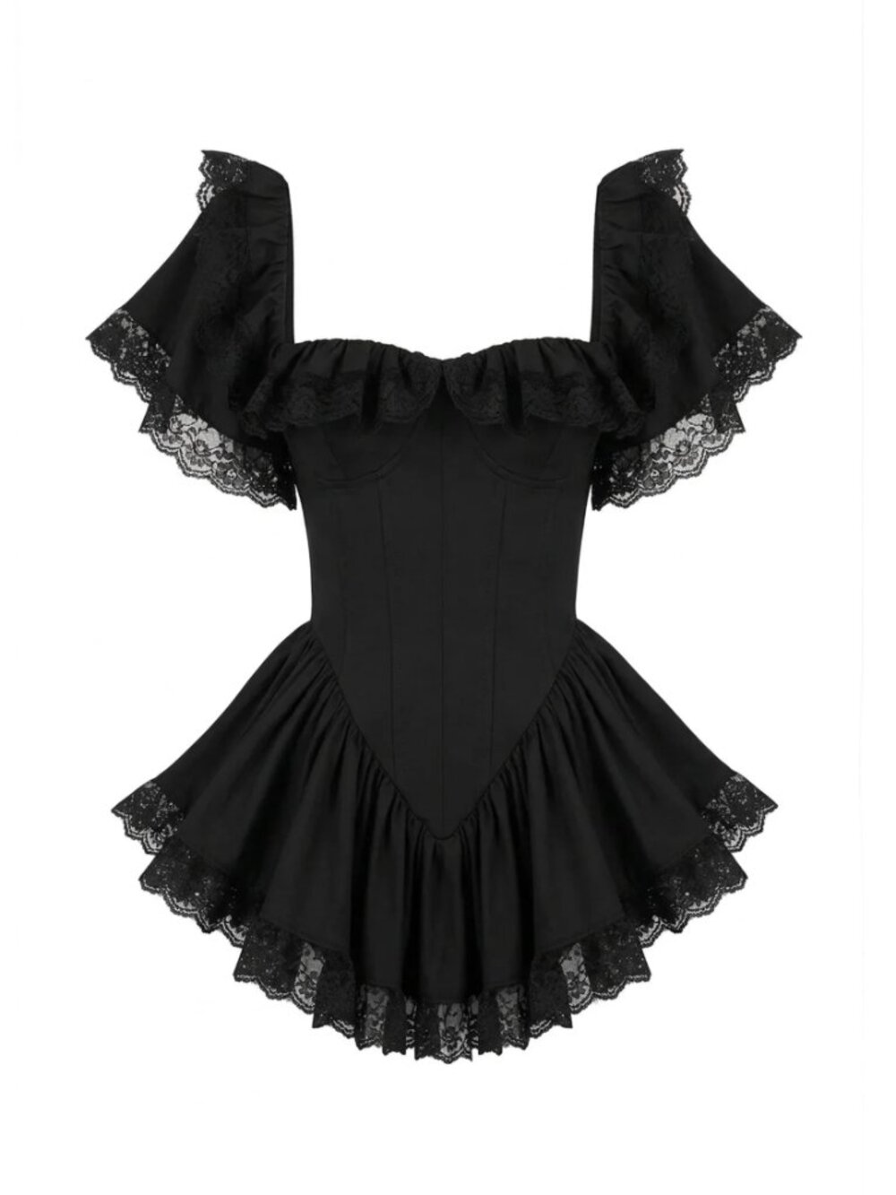Selkei The Caviar Cupid Top Medium Black